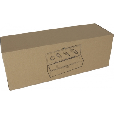 Logo trade promotional items picture of: Wooden wine box SAINT-ETIENNE