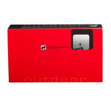 Logotrade promotional item picture of: Trevel wallet ATBARA Schwarzwolf