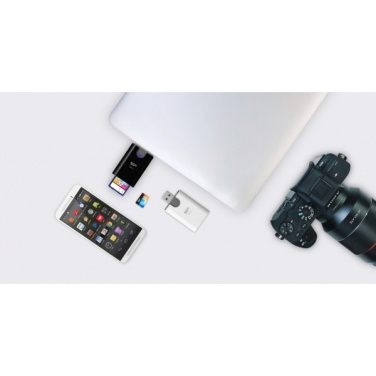Logo trade promotional gifts picture of: MicroSD and SD card reader Silicon Power Combo 3.1
