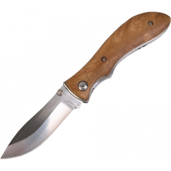 Logo trade promotional items image of: Pocket knife JUNGLE Schwarzwolf