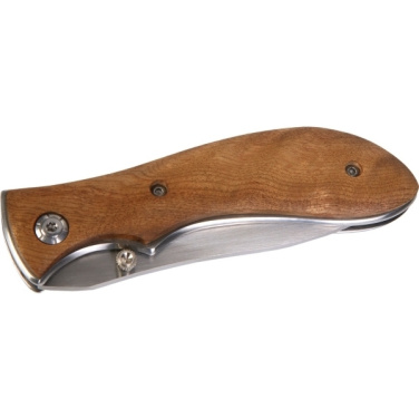 Logo trade advertising products picture of: Pocket knife JUNGLE Schwarzwolf