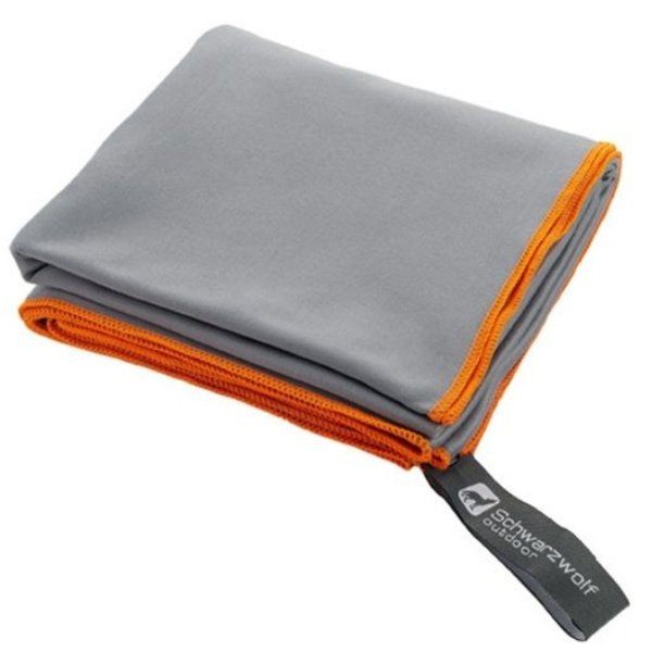 Logo trade promotional gift photo of: Towel MALAREN Schwarzwolf