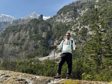 Logo trade promotional products picture of: Trekking poles DENALI Schwarzwolf
