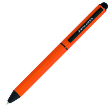 Logotrade promotional product picture of: Metal ballpoint pen, touch pen, soft touch CELEBRATION Pierre Cardin