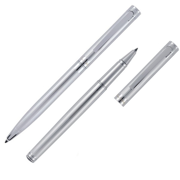 Logotrade promotional product picture of: Writing set ballpoint pen & roller RENEE Pierre Cardin