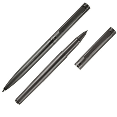 Logo trade promotional gift photo of: Writing set ballpoint pen & roller RENEE Pierre Cardin
