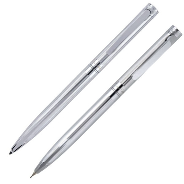 Logo trade advertising products picture of: Writing set ballpoint pen & pencil RENEE Pierre Cardin