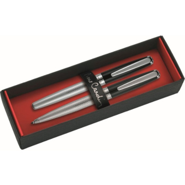 Logo trade promotional merchandise photo of: Writing set ballpoint pen & fountain pen CHRISTOPHE Pierre Cardin