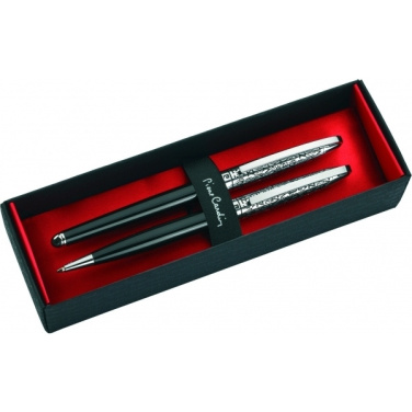 Logo trade promotional items image of: Writing set ballpoint pen & fountain pen JACQUES Pierre Cardin