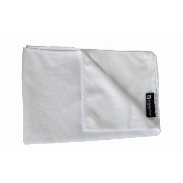 Logo trade promotional giveaways image of: Towel LANAO Schwarzwolf