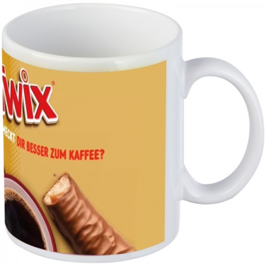Logo trade promotional item photo of: Classic coffee mug for allover print VIESTE 300 ml