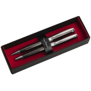 Logotrade advertising products photo of: Metal set of ballpoint pen and roller ROI