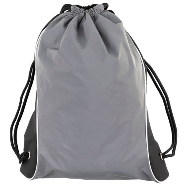 Logo trade advertising products picture of: Drawstring bag DENISON Schwarzwolf