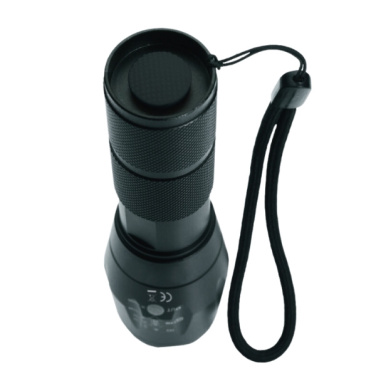 Logotrade advertising products photo of: Flashlight DELGADA Schwarzwolf