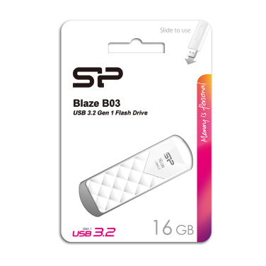Logo trade promotional giveaway photo of: PENDRIVE SILICON POWER B03 3.2