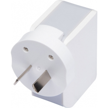 Logo trade promotional gifts image of: Travel adapter ANTWERP