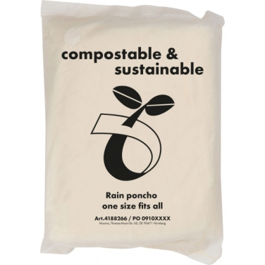Logo trade promotional gifts picture of: Rain poncho FLEURUS