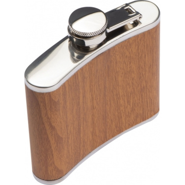 Logo trade promotional gifts image of: Hip flask HOOGSTRATEN 170 ml
