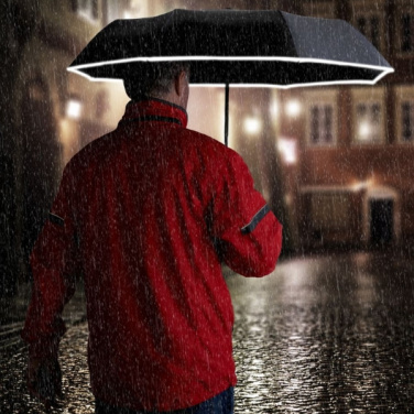 Logo trade promotional merchandise image of: Umbrella CRUX Schwarzwolf