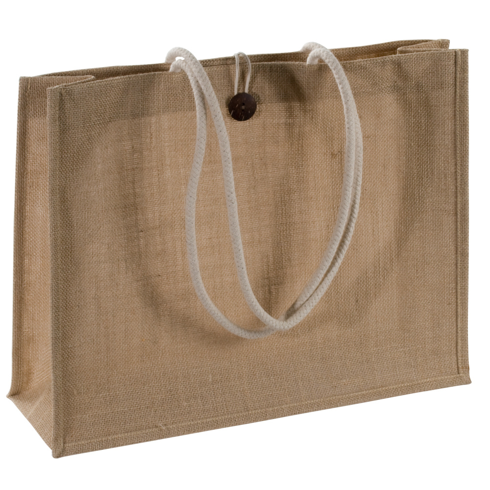 Logo trade promotional gift photo of: Jute bag KASTAMONU