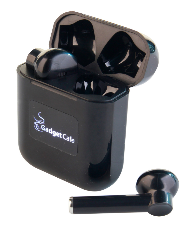 Logotrade corporate gift picture of: Wireless earbuds with light up logo