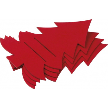 Logo trade advertising products image of: Cutlery pad in Christmas tree shape DUFFEL