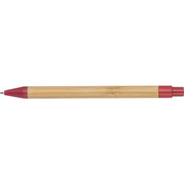 Logo trade promotional merchandise image of: Wheatstraw and bamboo ballpen HALLE