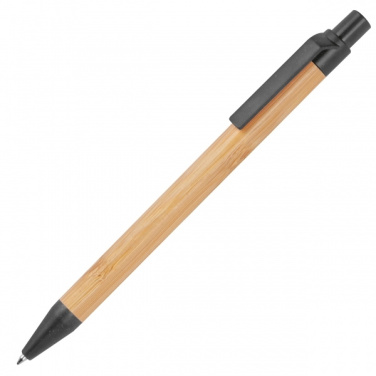 Logo trade promotional items picture of: Wheatstraw and bamboo ballpen HALLE