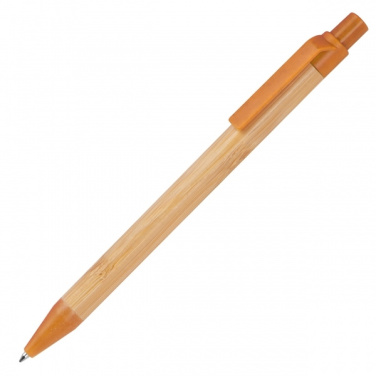 Logo trade advertising products picture of: Wheatstraw and bamboo ballpen HALLE