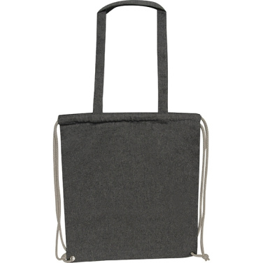 Logo trade promotional giveaways picture of: Recycled cotton bag ADDISON