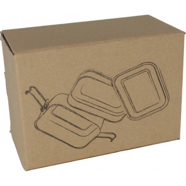 Logo trade advertising products image of: 2-level lunch box PORTO ALEGRE