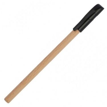 Logo trade promotional merchandise picture of: Wooden ballpen PALMDALE