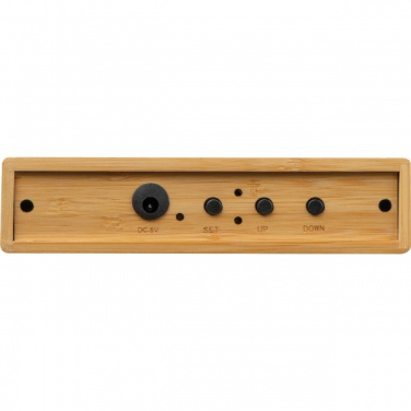 Logo trade promotional gifts picture of: Desk clock TRONDHEIM