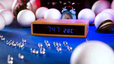 Logo trade business gift photo of: Desk clock TRONDHEIM
