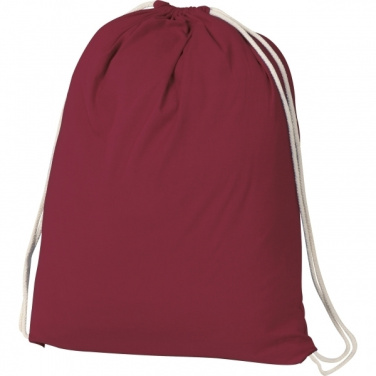 Logotrade advertising product picture of: Cotton gym bag BUDAPEST
