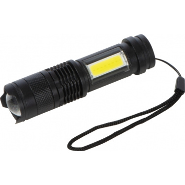Logo trade promotional giveaway photo of: Rechargeable flashlight AARHUS