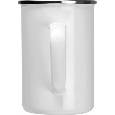 Logo trade promotional item photo of: Enamel cup Adelaine