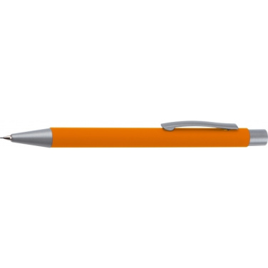 Logotrade promotional products photo of: Mechanical pencil soft touch ANCONA