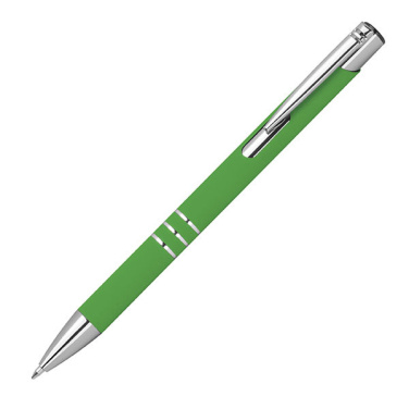 Logo trade corporate gift photo of: Semi gel pen soft touch DUNMORE