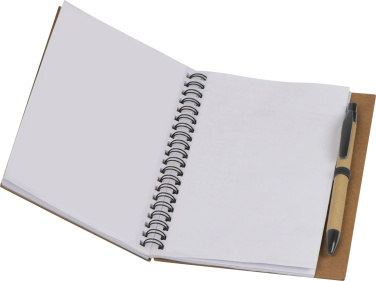 Logo trade promotional item photo of: Spiral notebook Ravenna