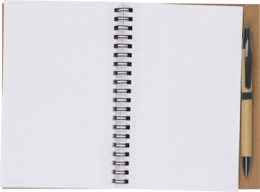 Logo trade promotional merchandise picture of: Spiral notebook Ravenna