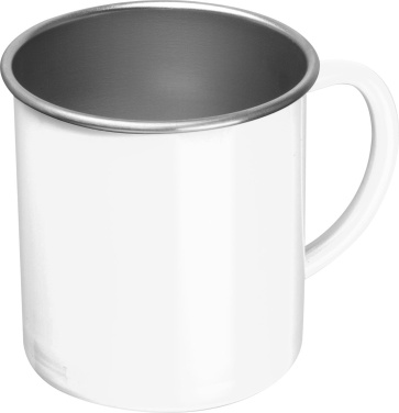 Logo trade promotional giveaway photo of: Steel cup Trezzo