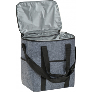 Logo trade business gifts image of: RPET cooler bag Santo Domingo