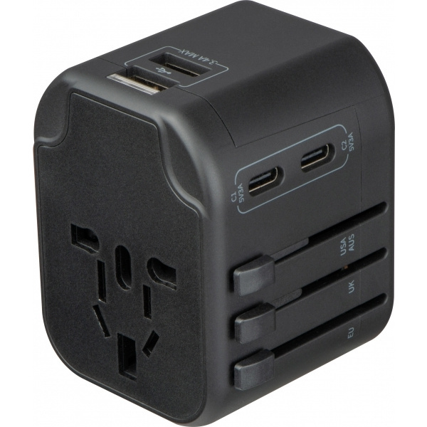 Logo trade promotional products picture of: Travel Adapter Maracena