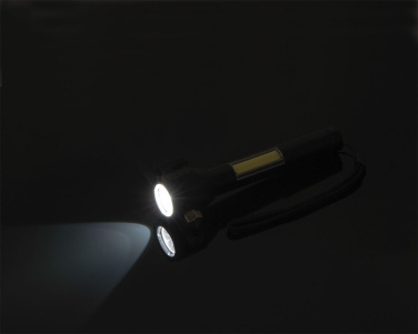 Logo trade business gifts image of: Rechargeable flashlight Trent