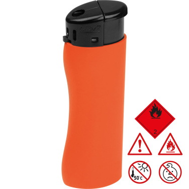 Logo trade business gifts image of: Electronic lighter MOUSCRON