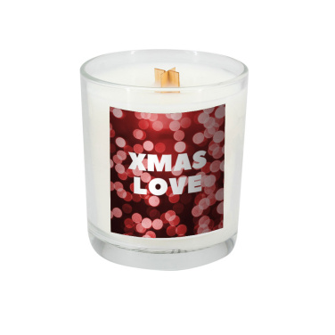 Logotrade promotional merchandise picture of: Soy candle 190g Christmas love