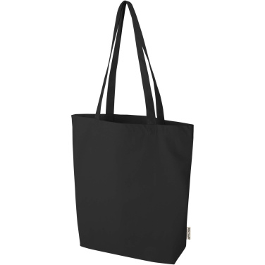 Logo trade promotional giveaways image of: Florida 270 g/m² GRS recycled tote bag 10L