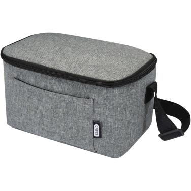 Logo trade promotional giveaways picture of: Tundra 6-can GRS RPET cooler bag 5L