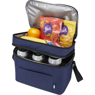 Logo trade promotional items picture of: Tundra GRS RPET double compartments cooler bag 13L